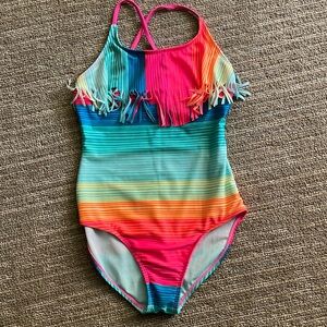 GUC Girls Cat and Jack swimsuit in size 10/12